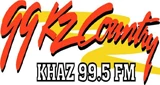 KHAZ 99.5 FM KZ Country